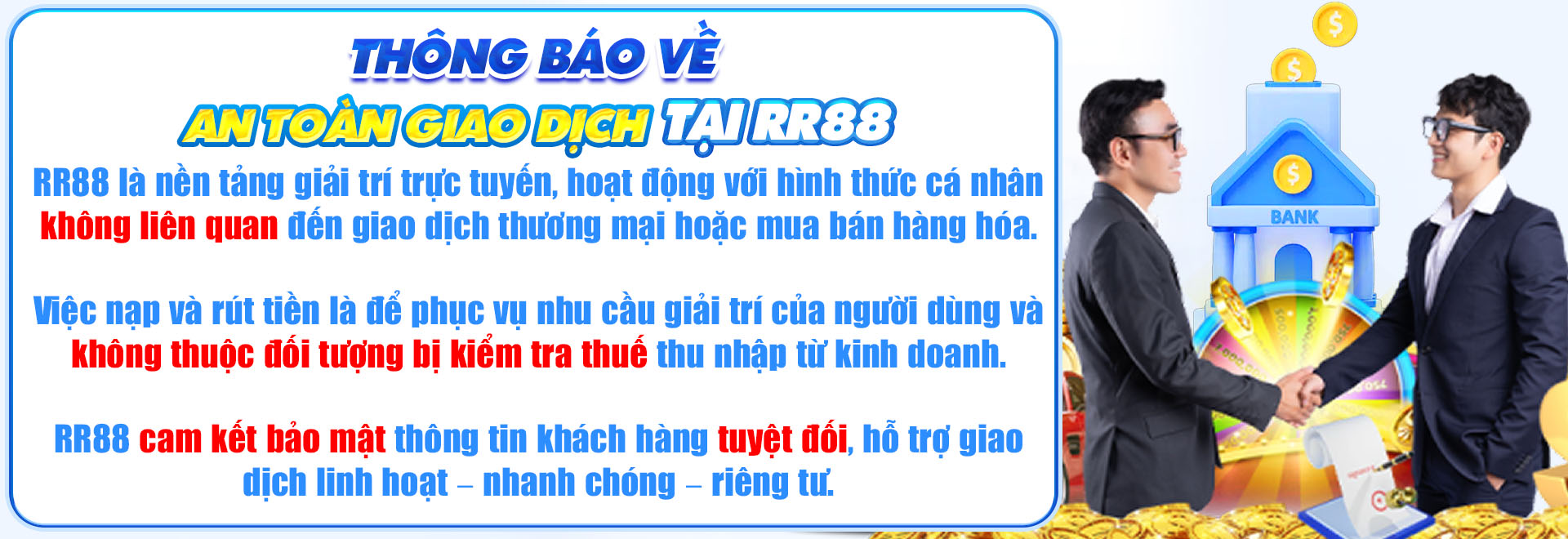 Banner khuyến mãi RR88